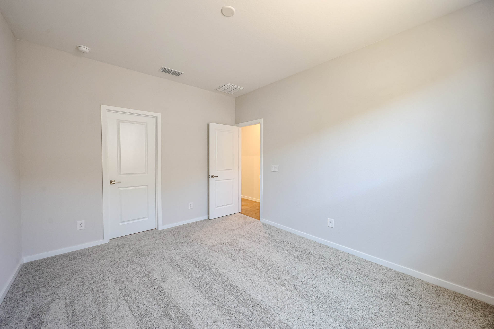 A room with white walls.