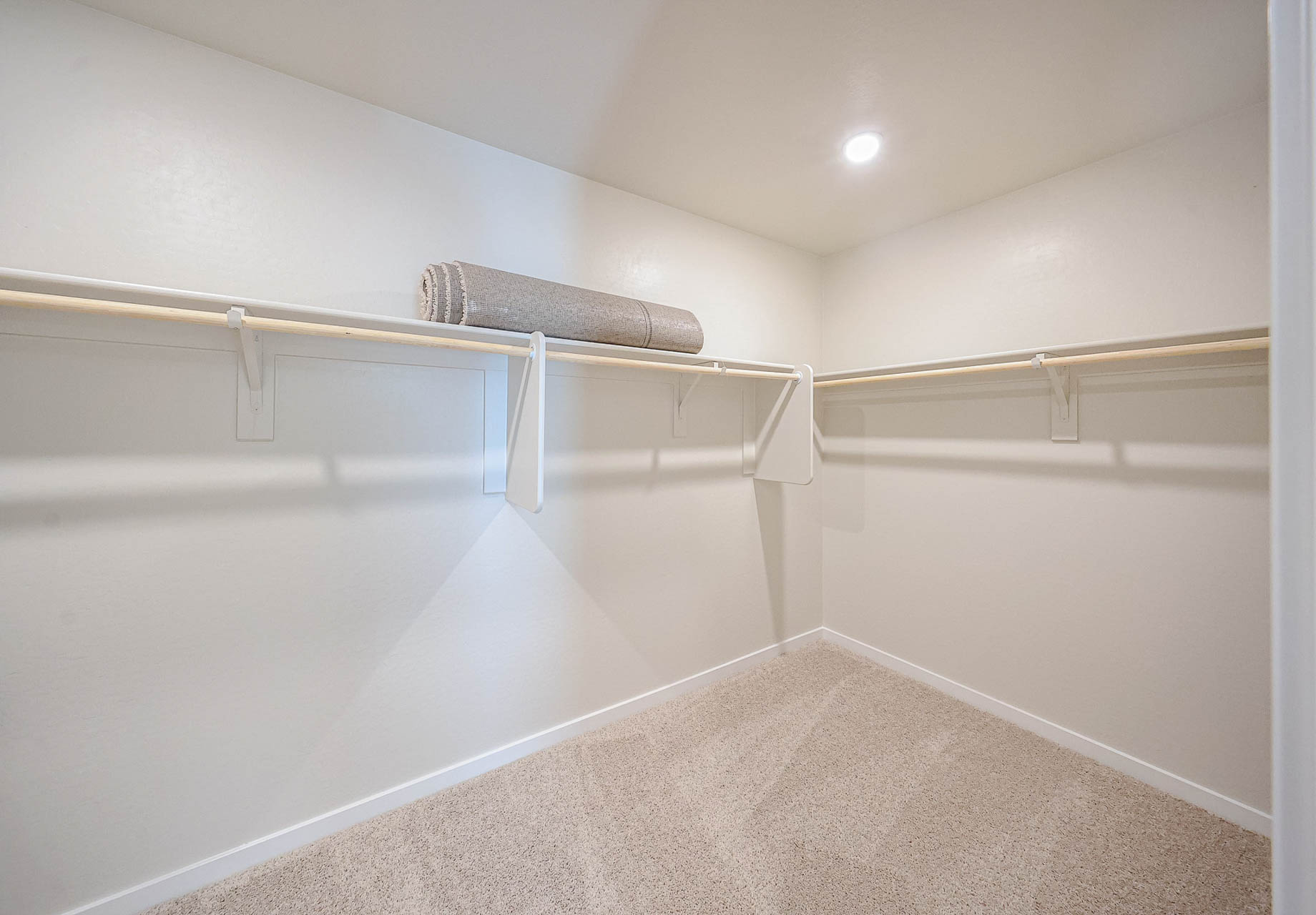 A white room with a white wall.
