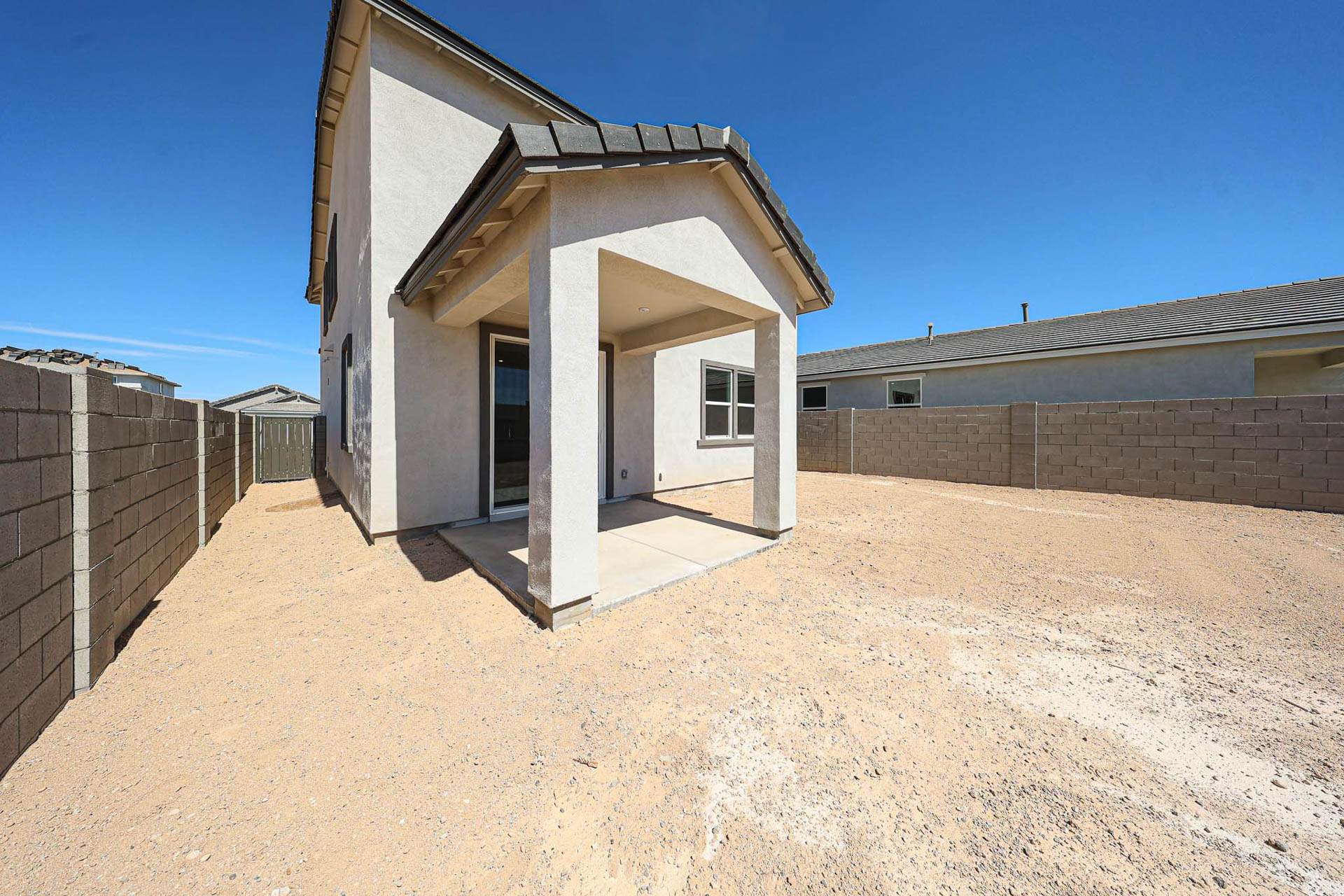 A building with a roof.