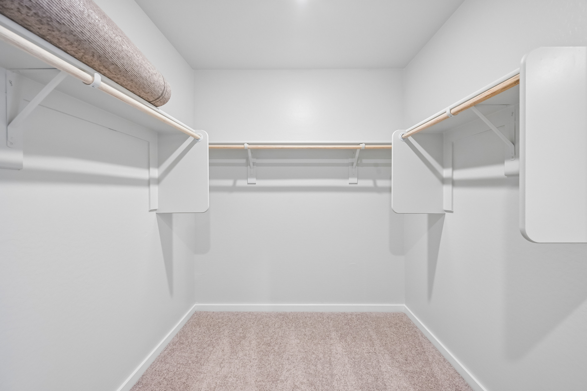 A staircase in a room.