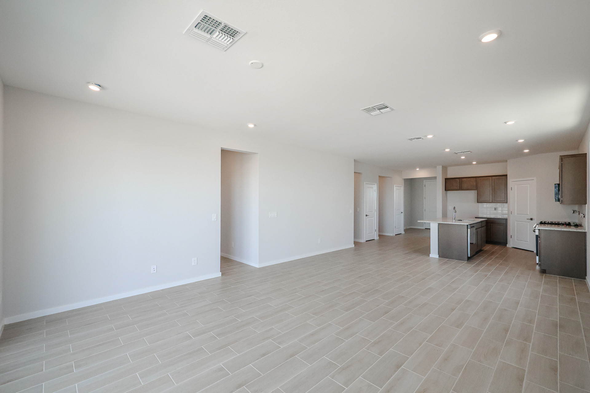 A large empty room.