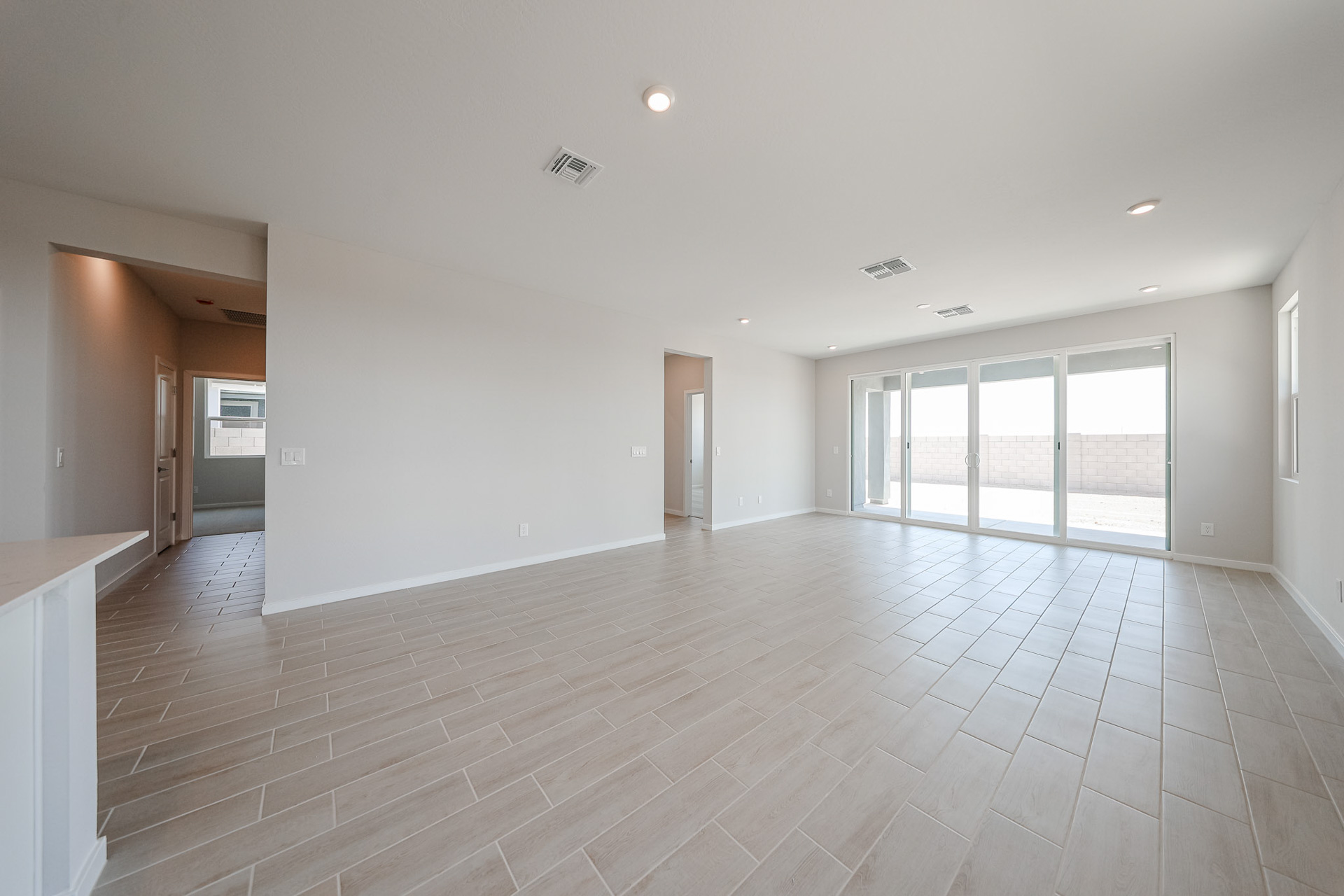 A large empty room.