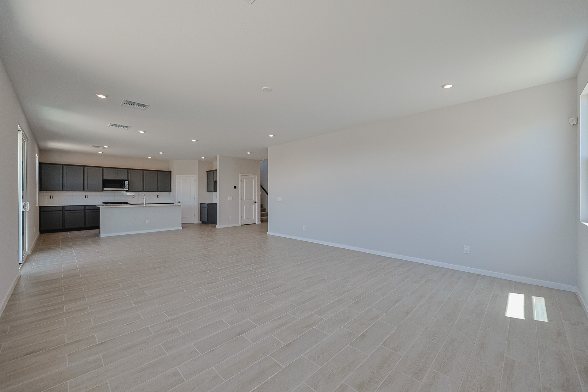 A large empty room.