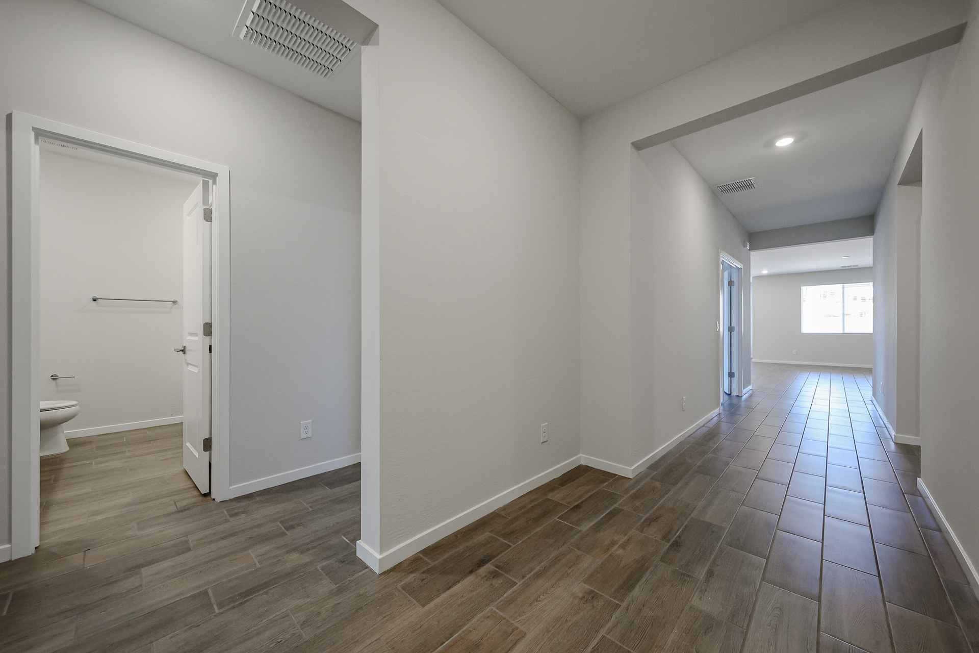 A large empty bathroom.