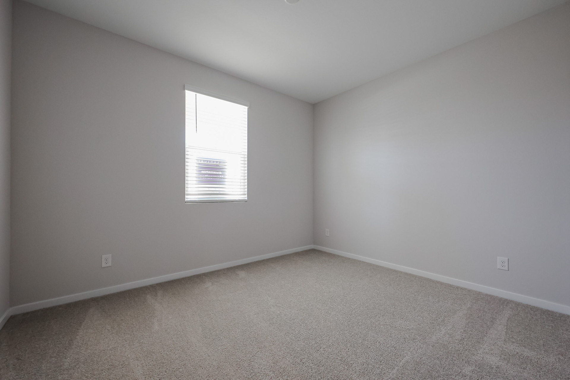 A room with a window.