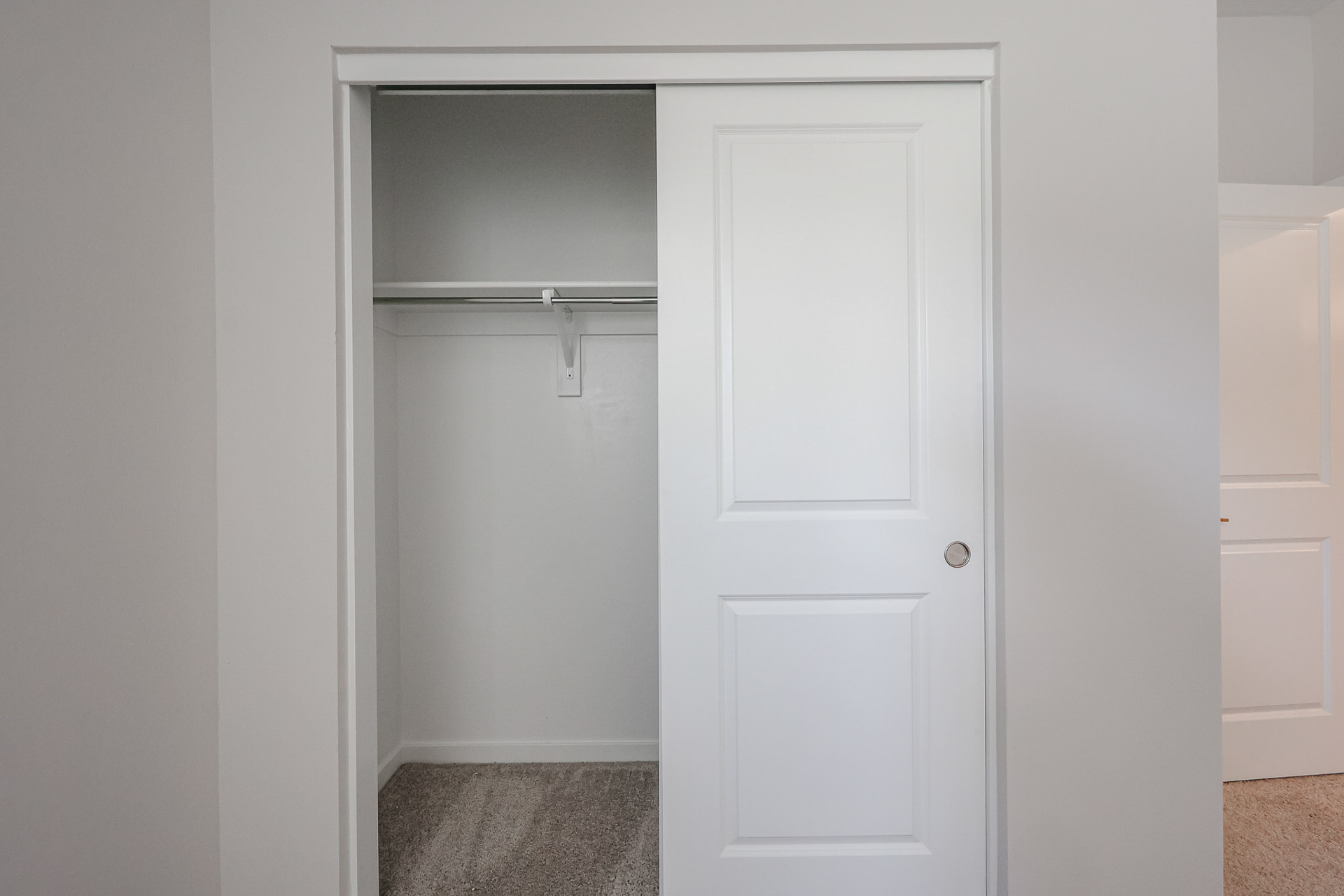 A white door with a white door.
