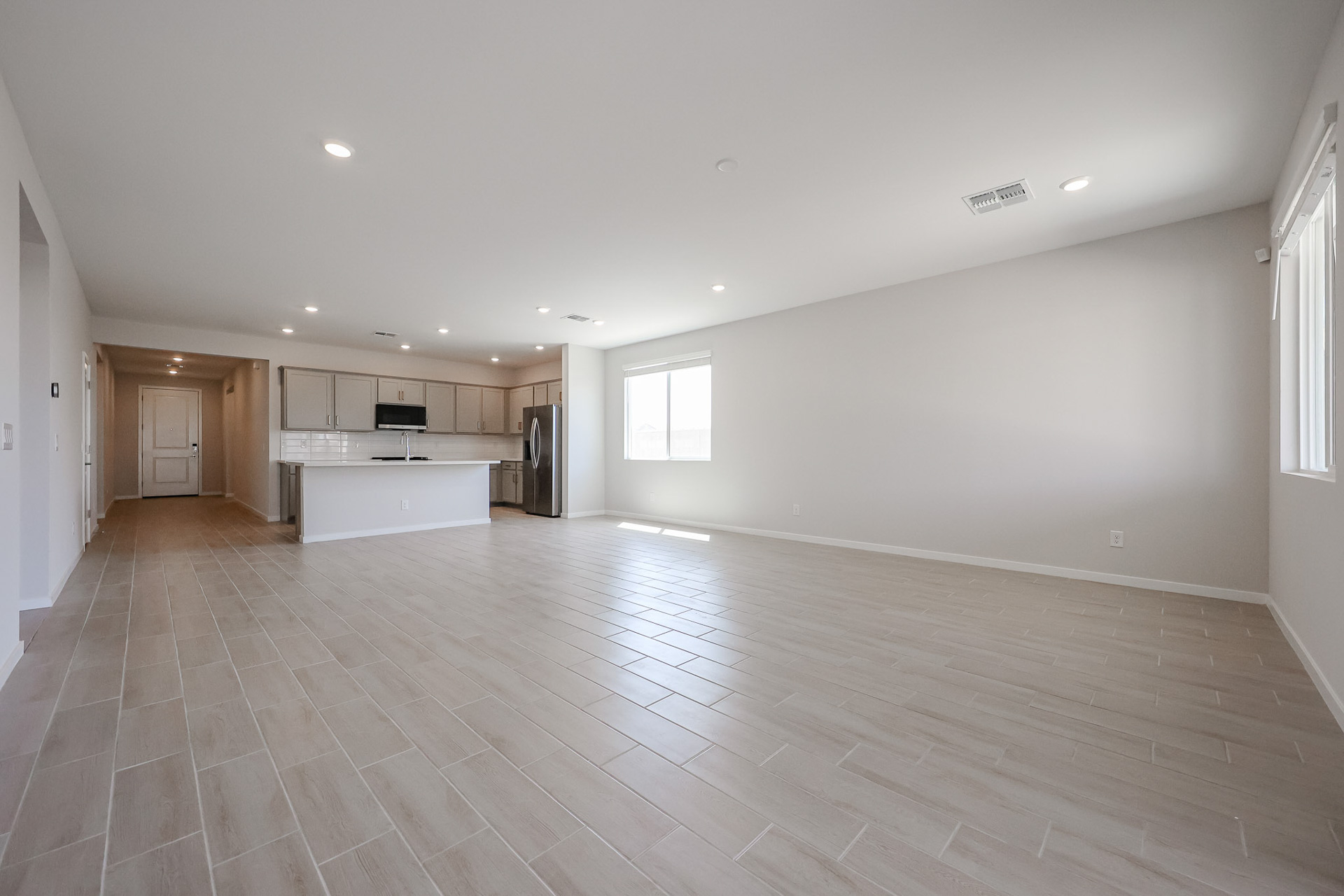 A large empty room.