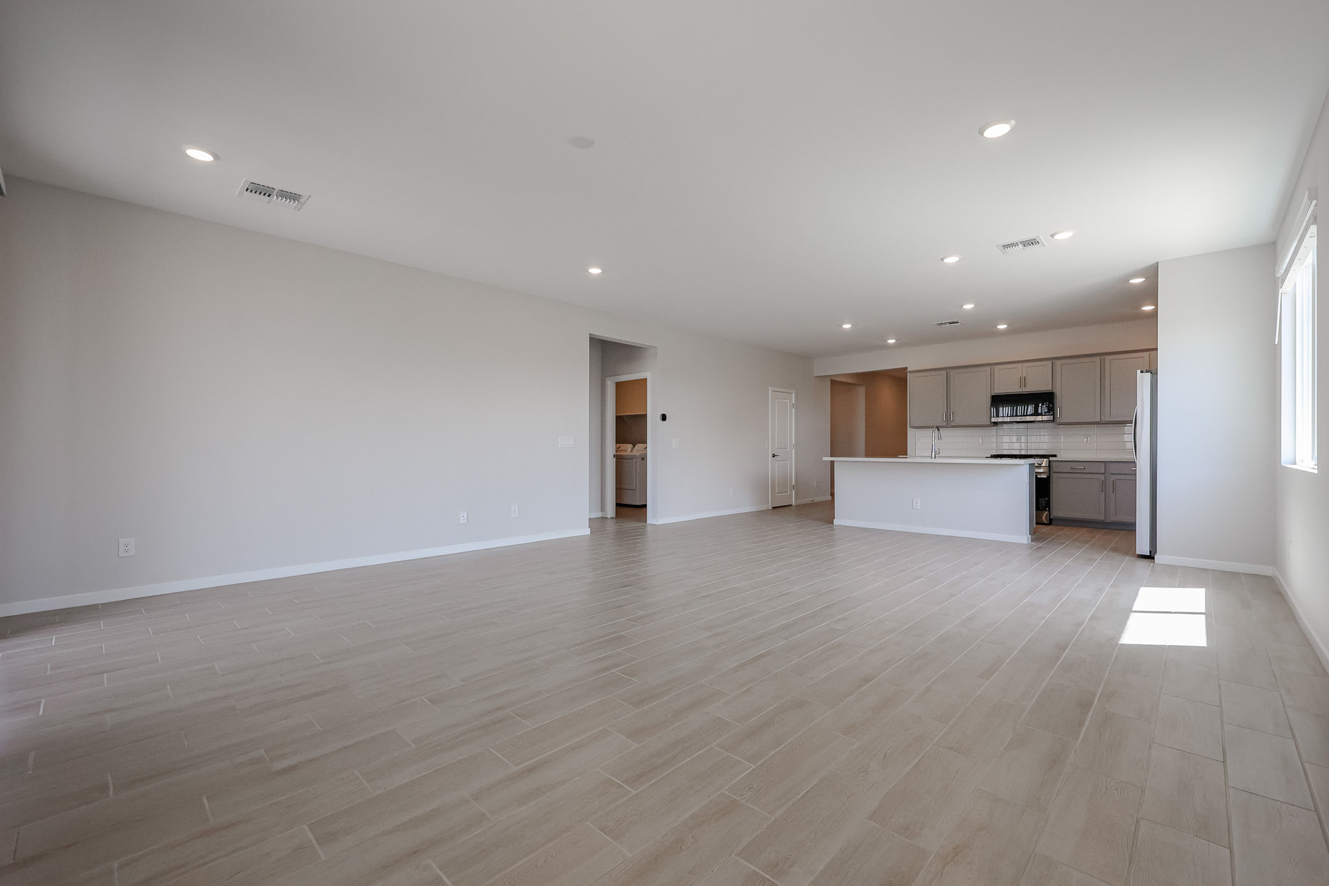 A large empty room.