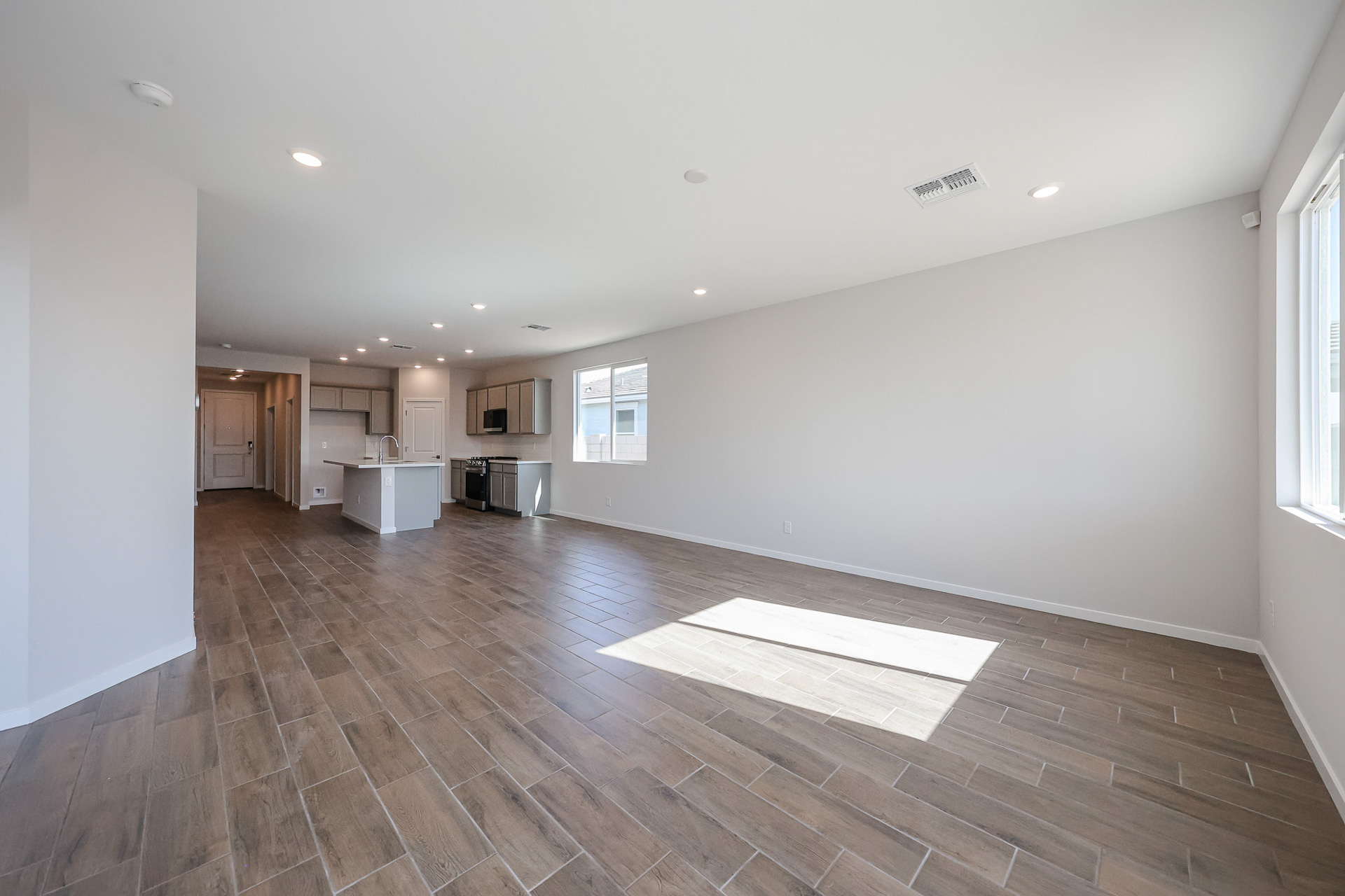 A large empty room.