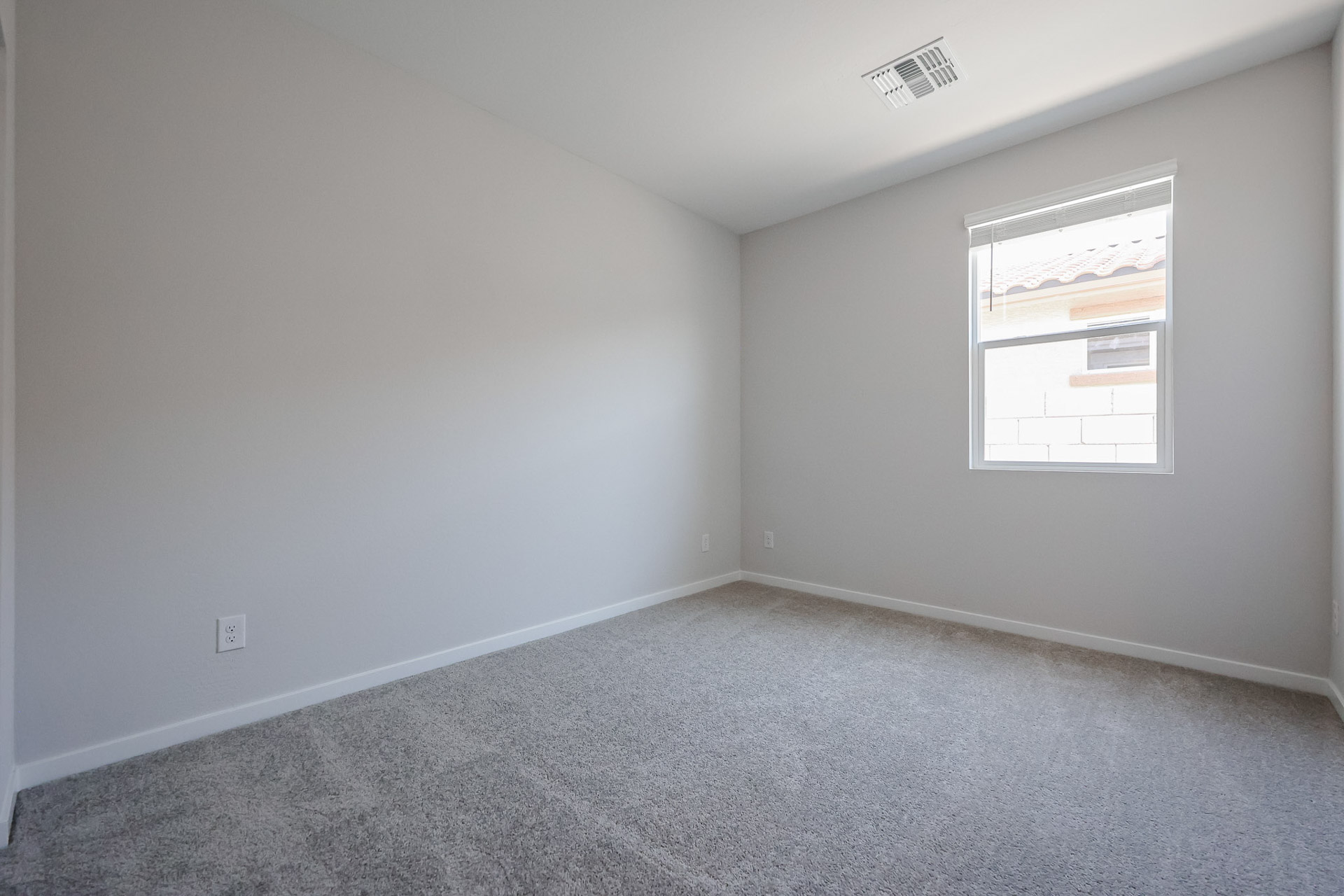 A room with a window.