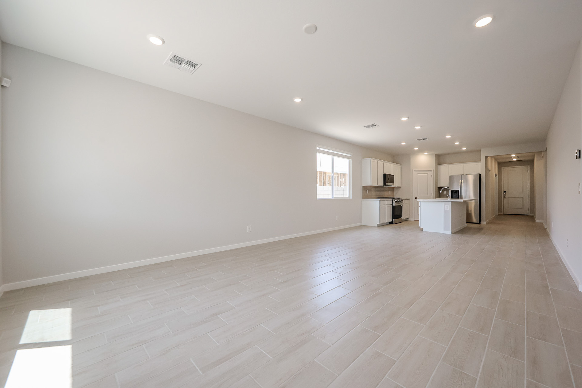 A large empty room.