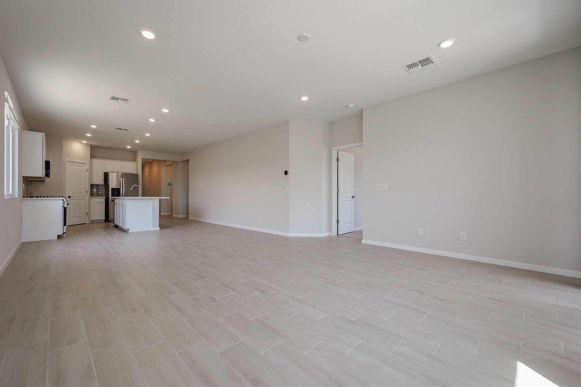 A large empty room.