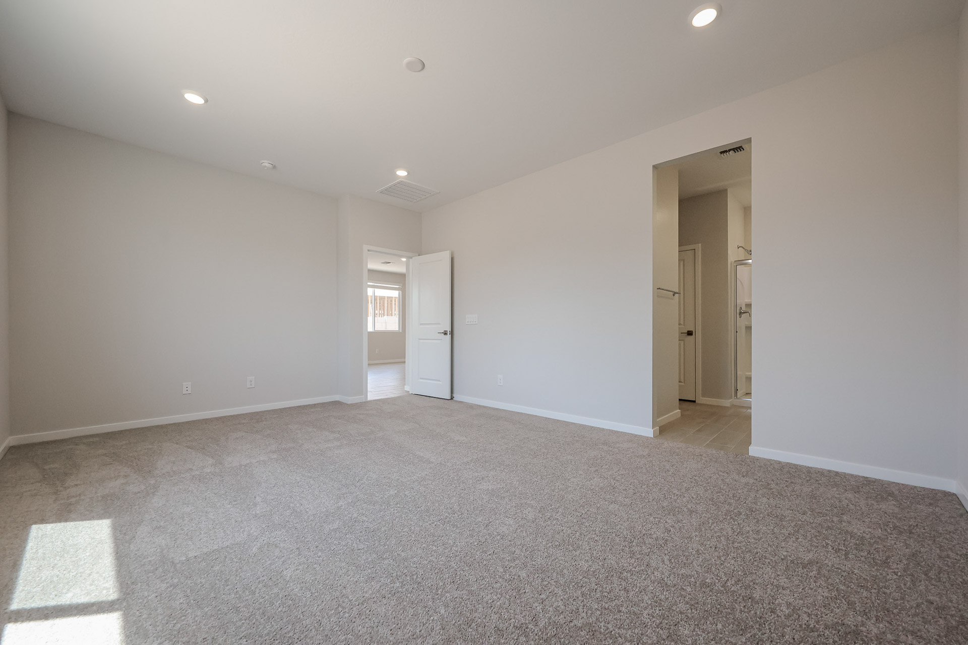 A room with white walls.