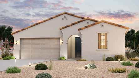 A house with a garage.