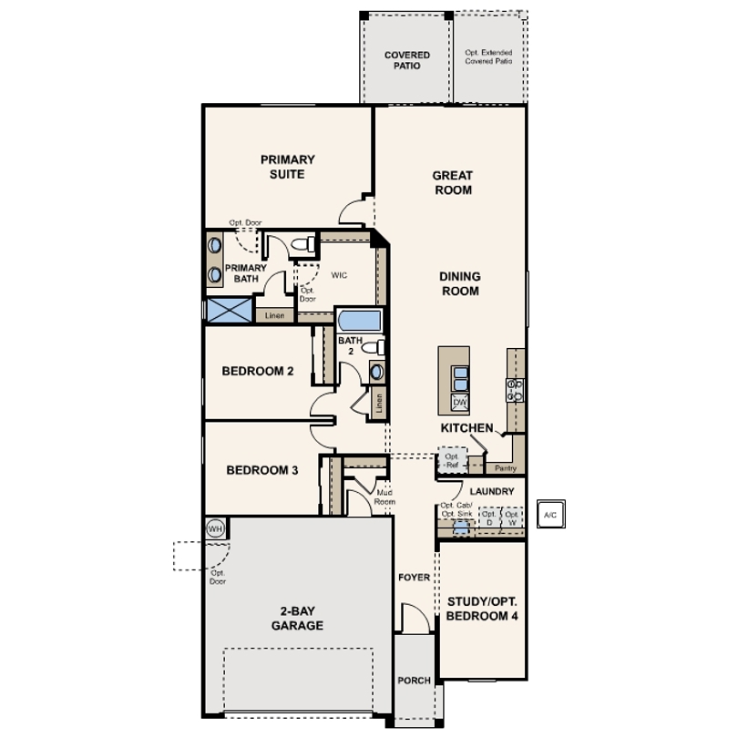 Residence 2, The Trails at Tortosa, Century Communities, Maricopa, Arizona