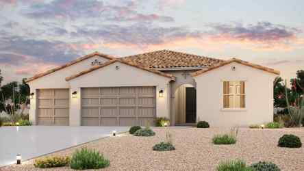 A house with a garage.