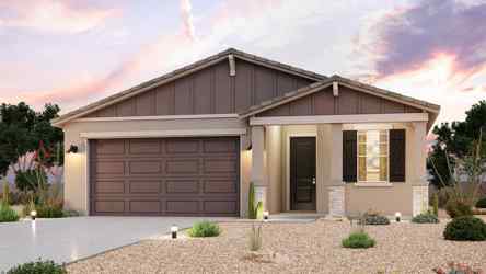 A house with a garage.