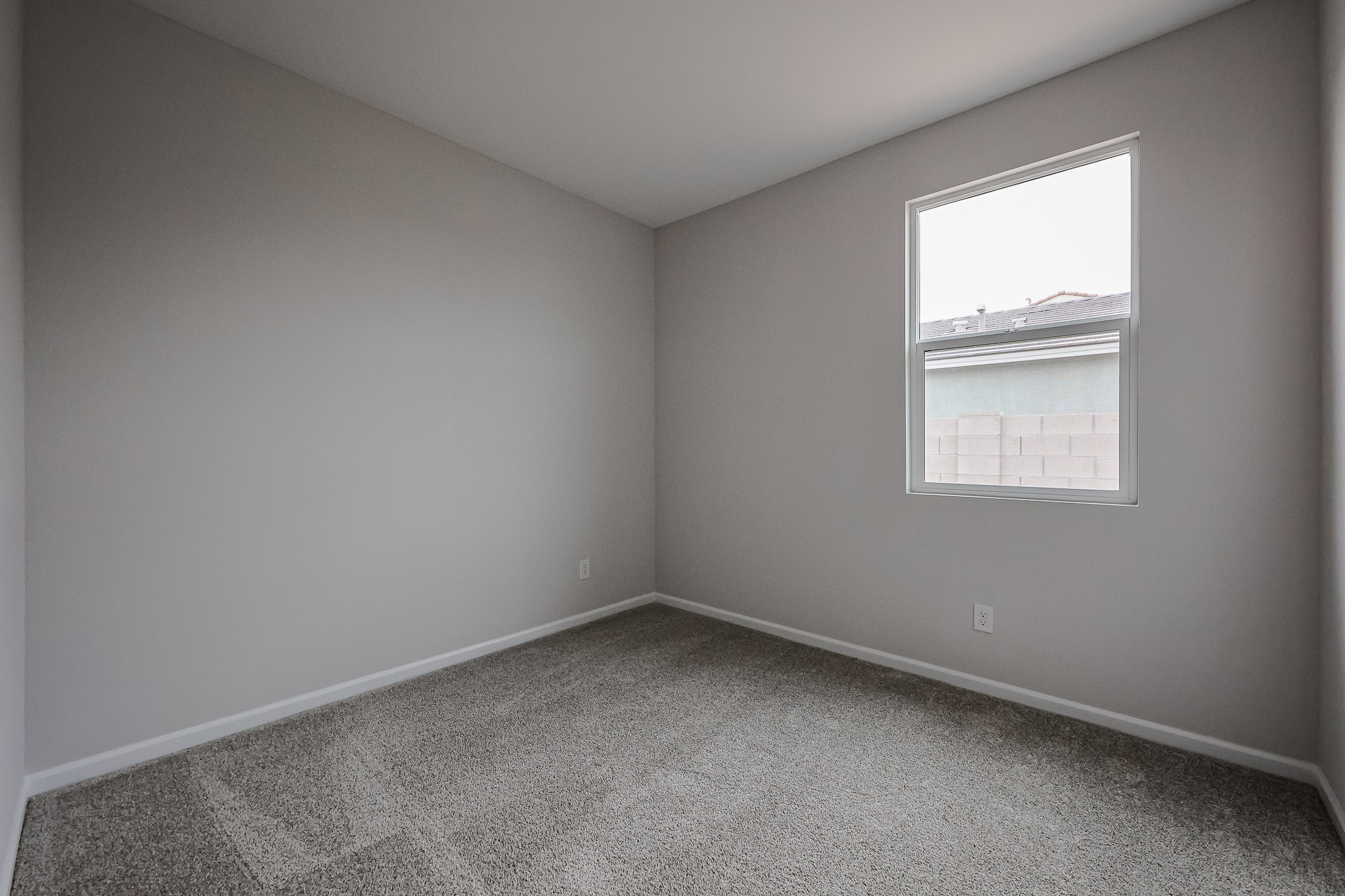 A room with a window.