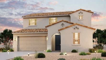 A house with a garage.