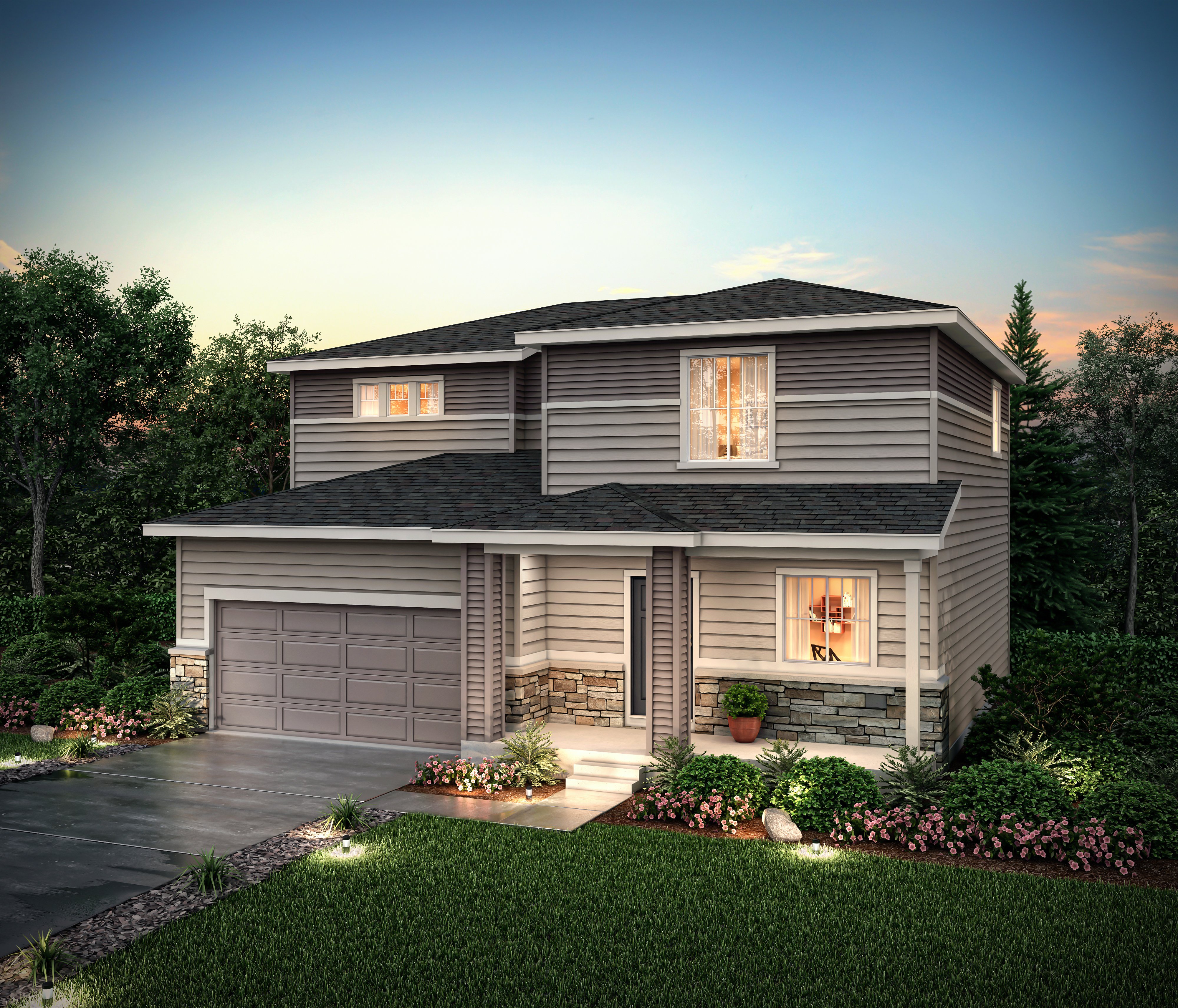 Avon Residence 39205 Floorplan at Single Family Homes at Anthology