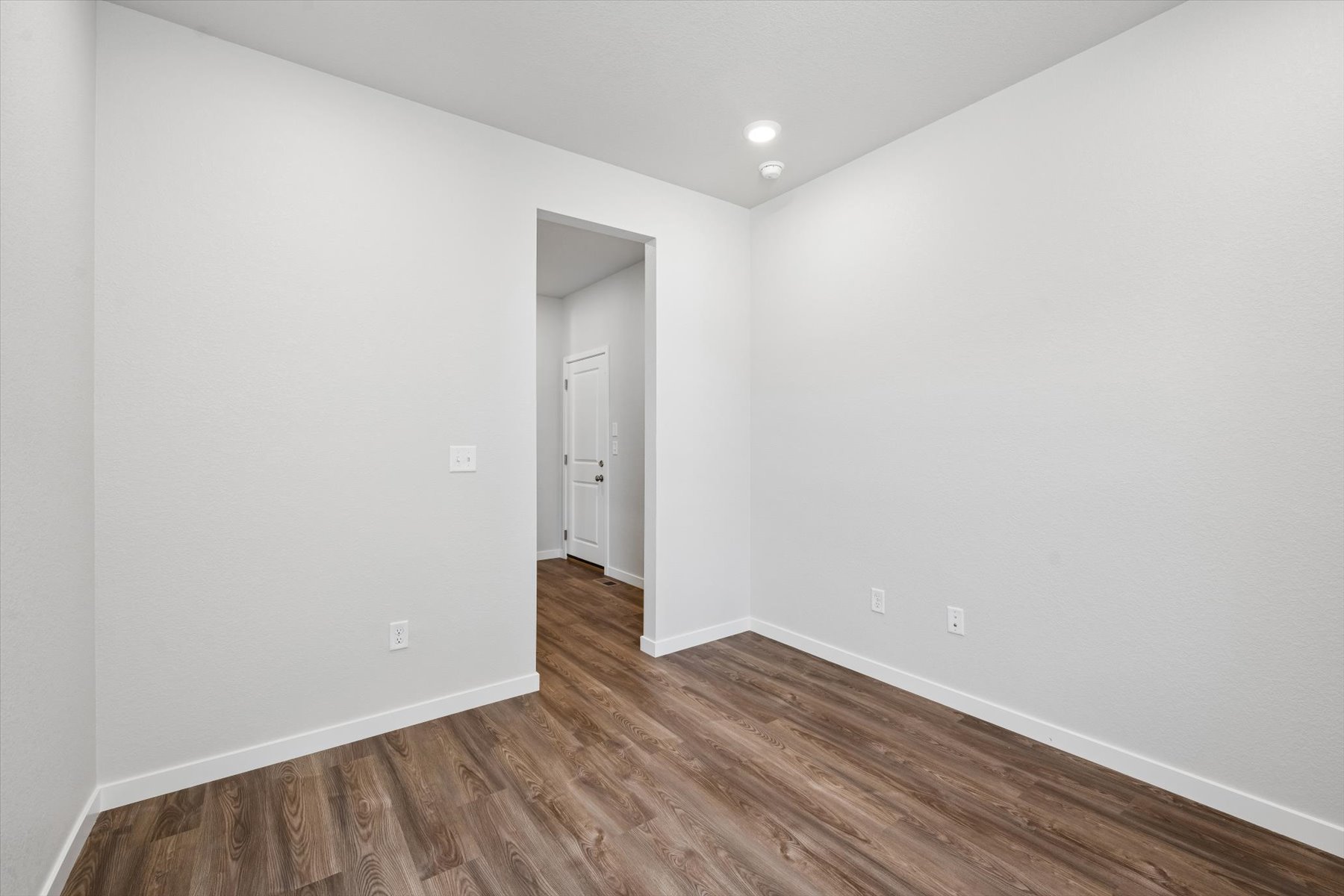 A room with white walls.