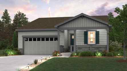 A house with a garage.