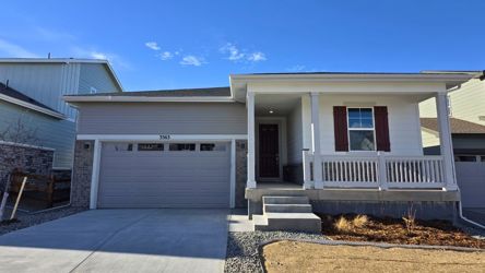 A house with a garage.