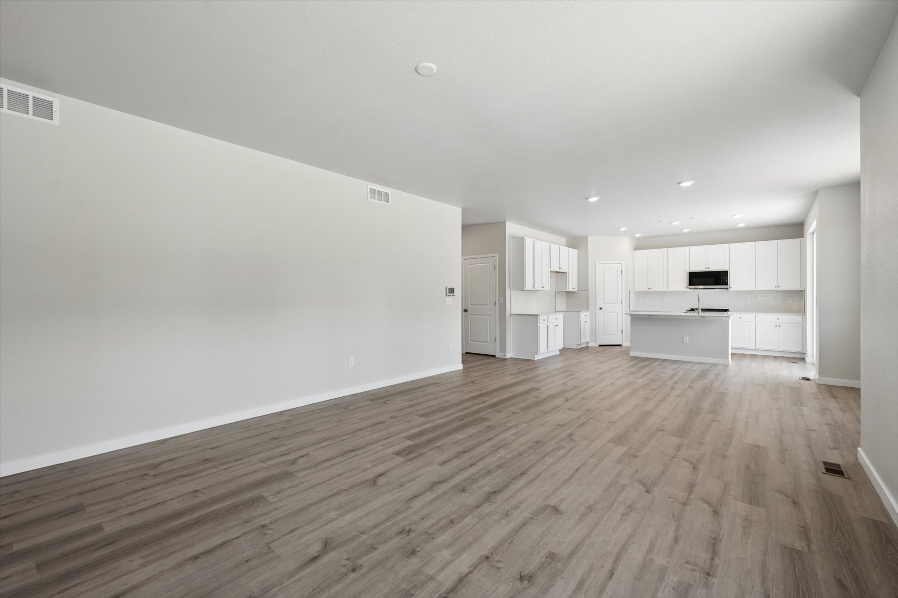 A large empty room.