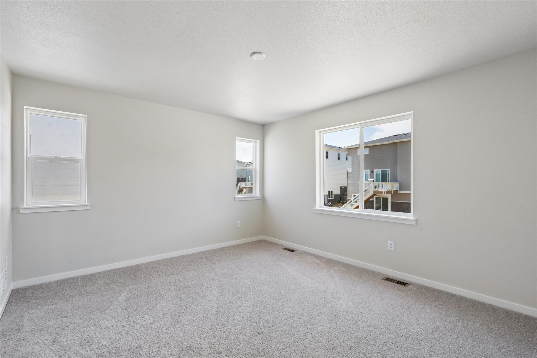 A room with white walls.