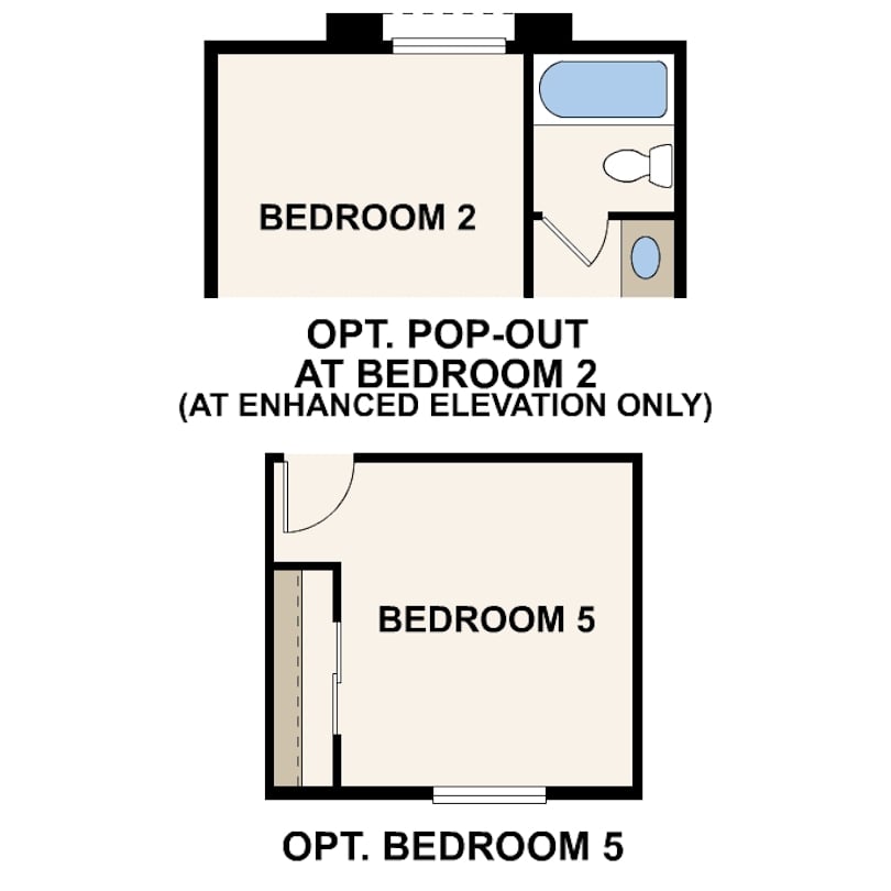 Diagram. Marion Upper Level Options