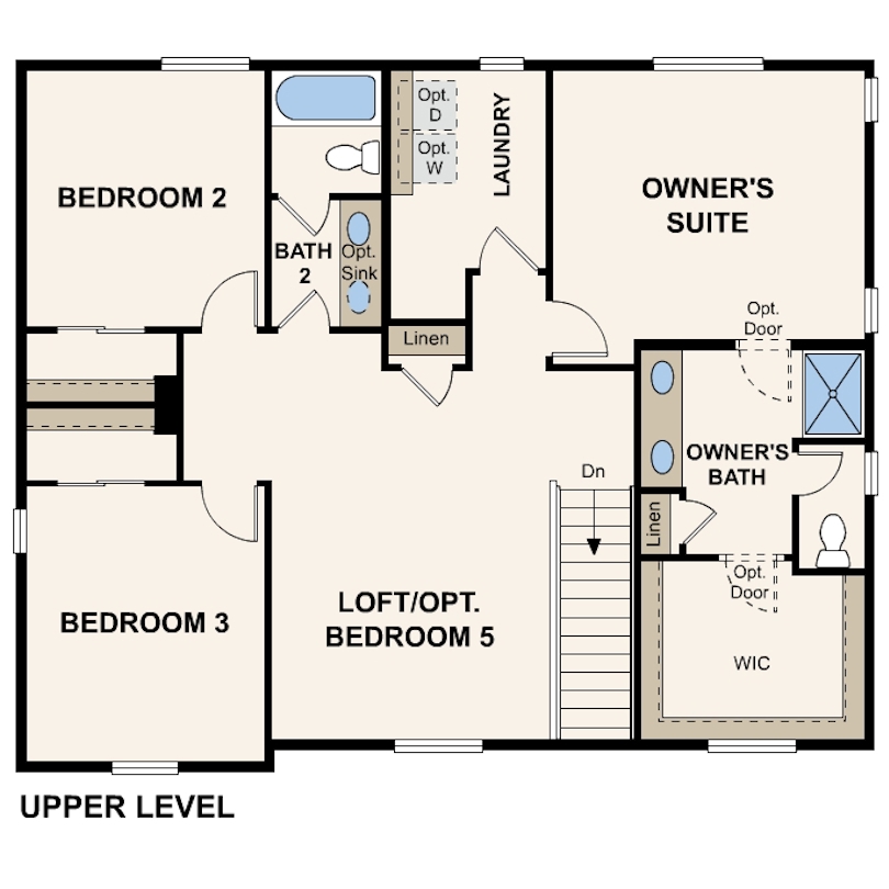 Diagram, engineering drawing. Marion Upper Level