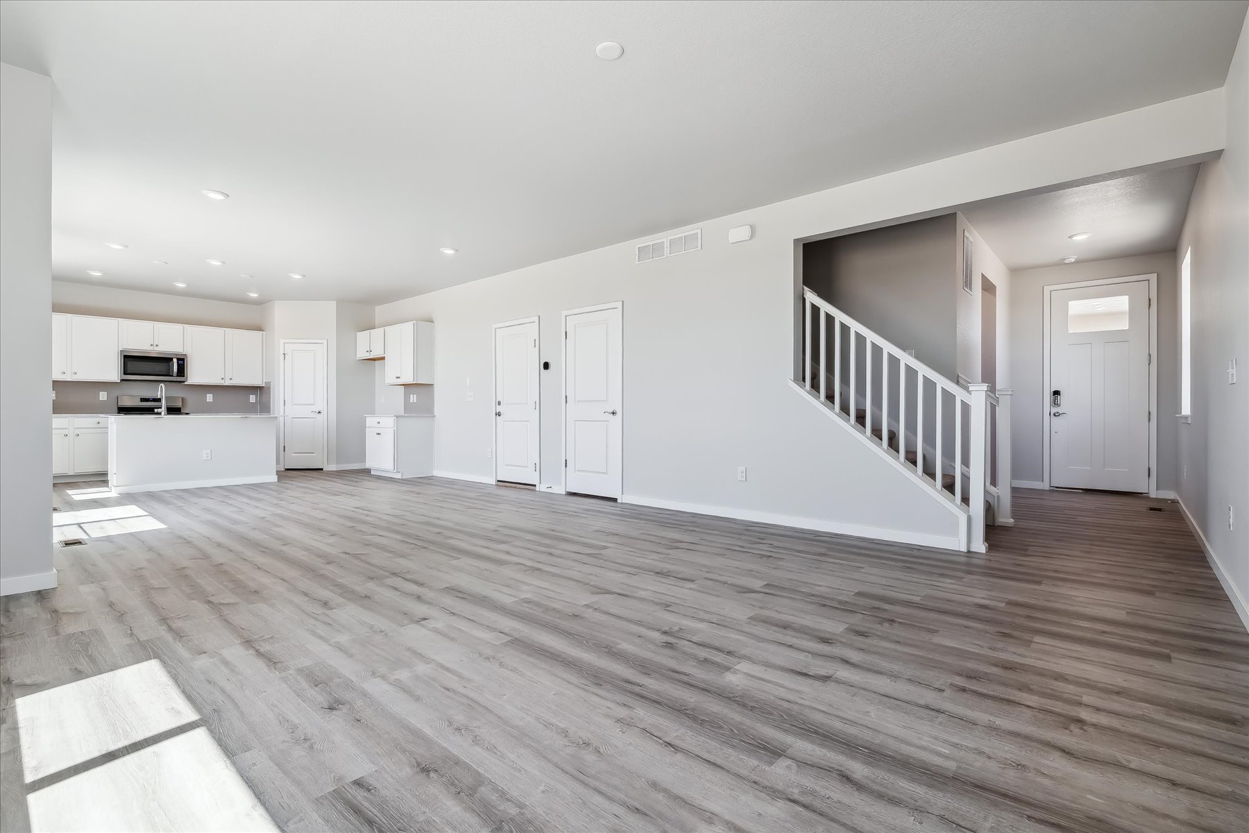 A large empty room.