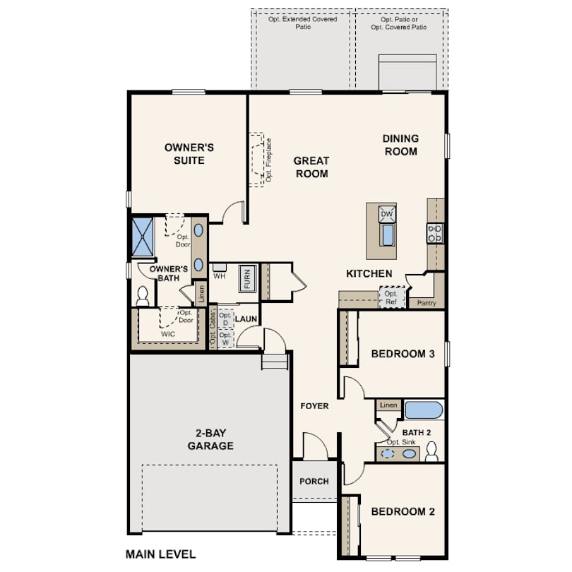 Diagram, engineering drawing of Cimaron floorplans