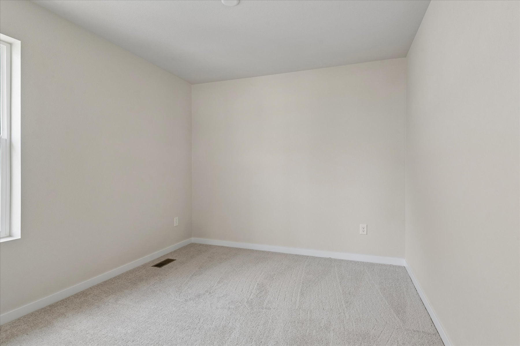 A room with white walls.