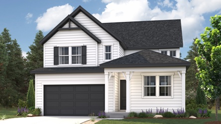 A house with a garage.