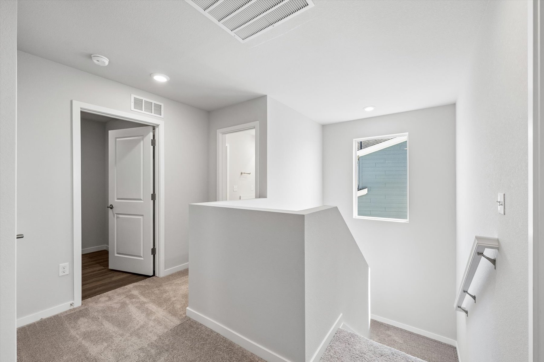 A room with white walls.
