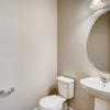 Powder room of the two-story Lewis plan by Century Communities
