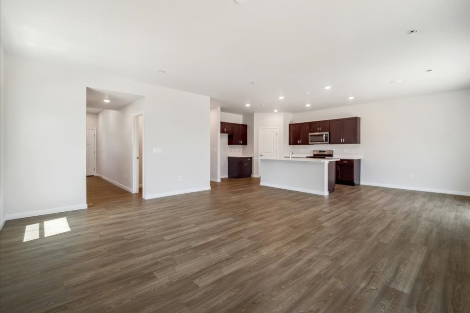 A large empty room.