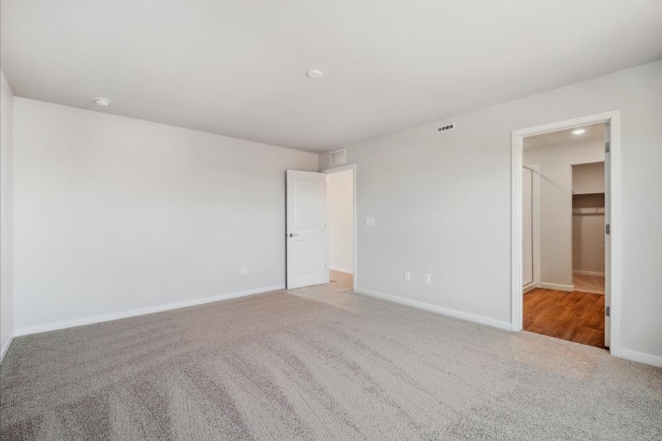 A room with white walls.