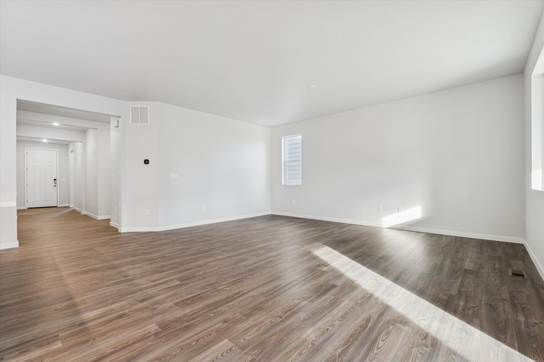 A room with white walls.