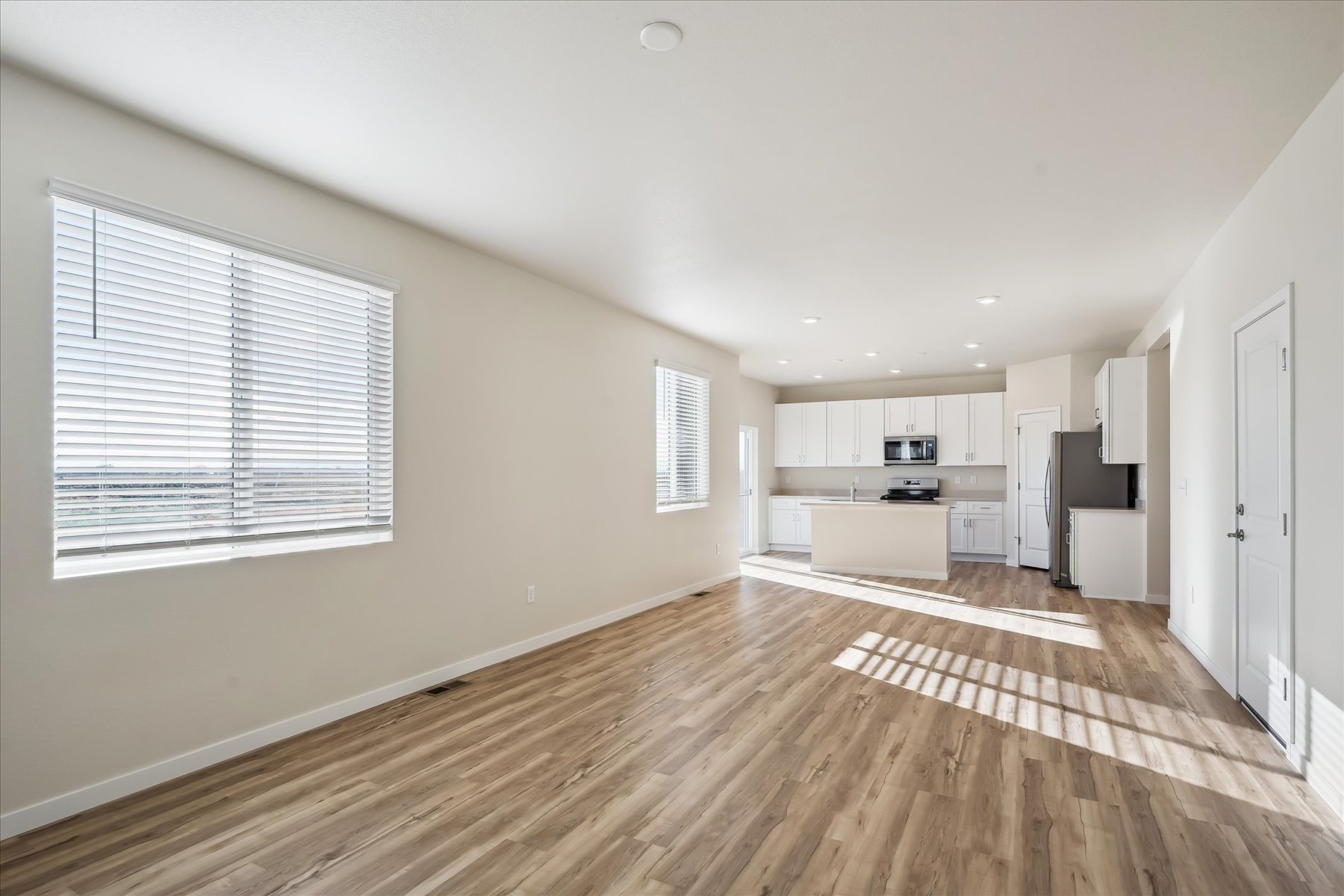 A large empty kitchen.