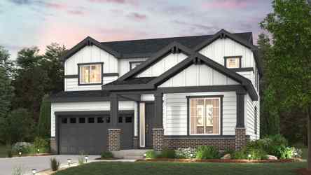 A house with a large front yard.