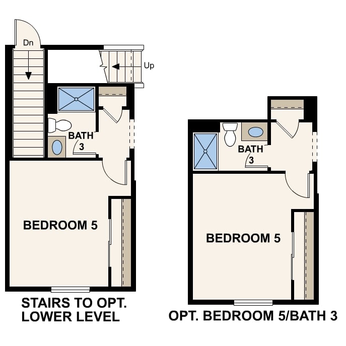Diagram, engineering drawing. Powell Floorplan, Main Level Options