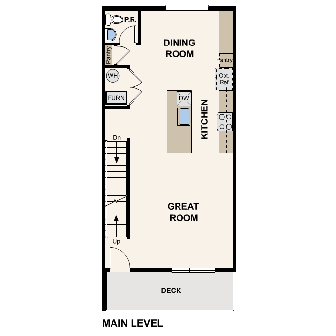 Diagram. Belfast Floorplan, Main Level
