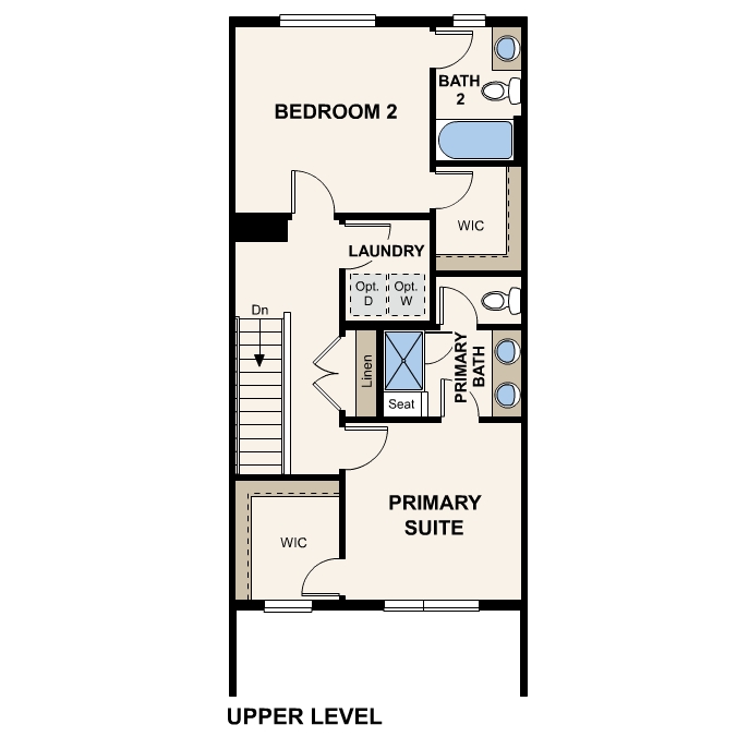 Diagram, engineering drawing. Belfast Floorplan, Upper Level