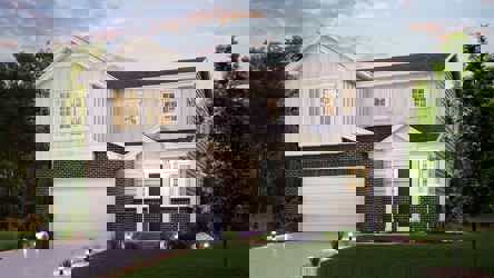 A house with a garage.