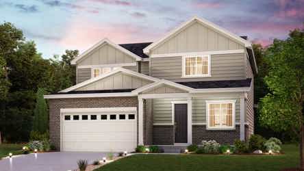 A house with a driveway.