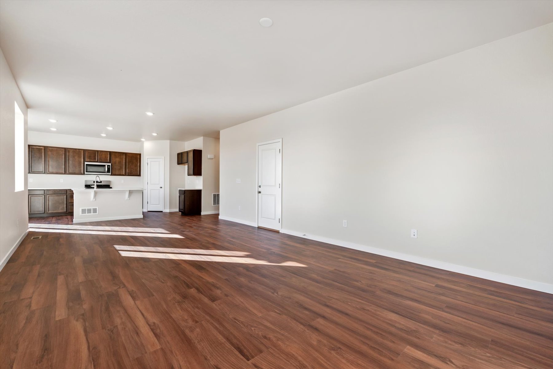 A large empty room.
