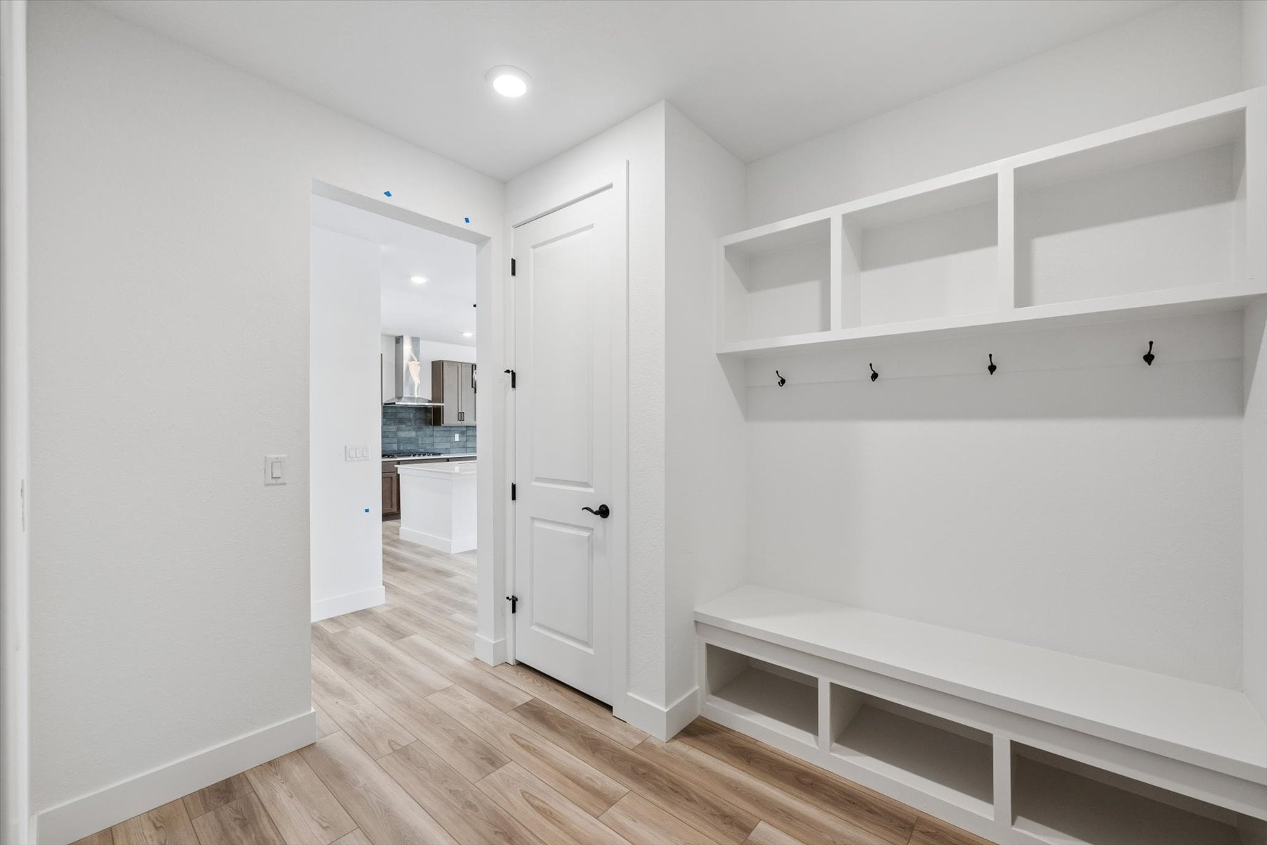 A white room with white walls.