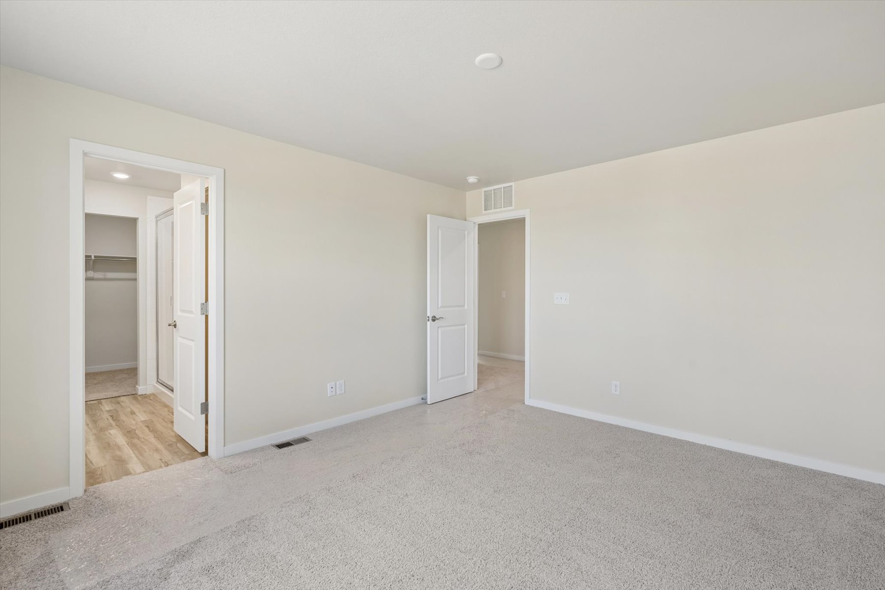 A room with white walls.